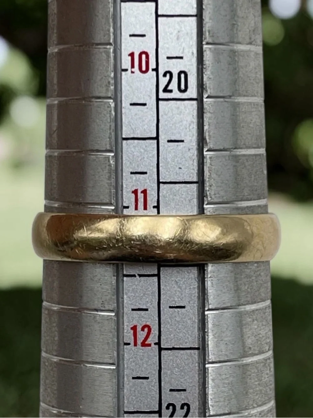 Frederick Goldman 10K Yellow Gold Band Ring Size 11.25 2.91g
